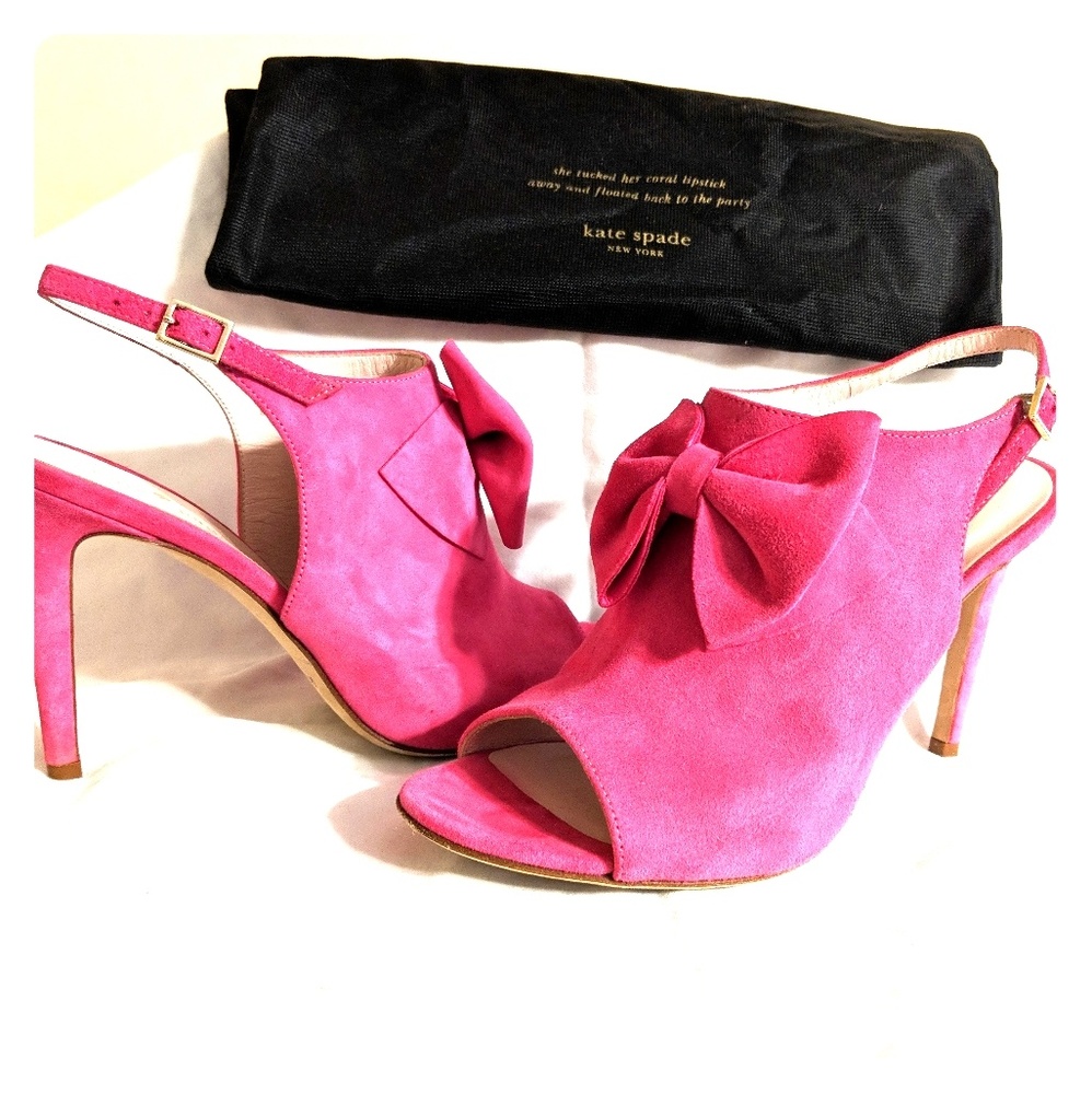 Kate Spade Size 8 peep toe sling backs